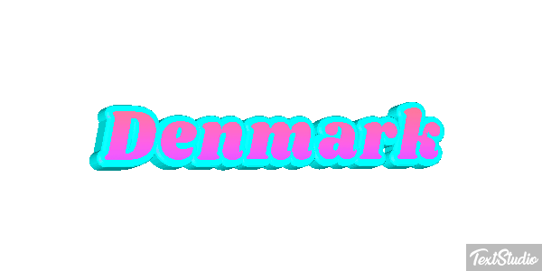 Denmark Text effect