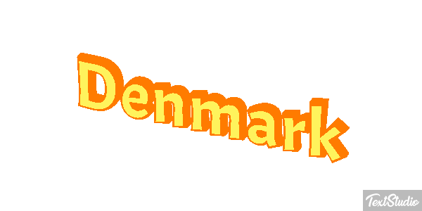 Denmark Text effect