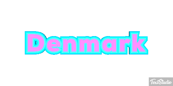 Denmark Text effect