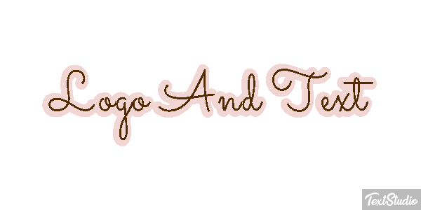 Logo And Text Efecto de texto