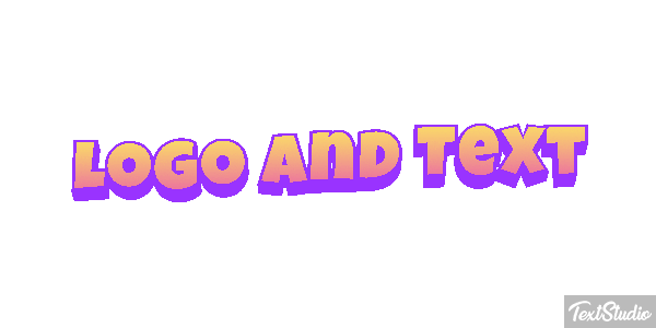 Logo And Text Efecto de texto