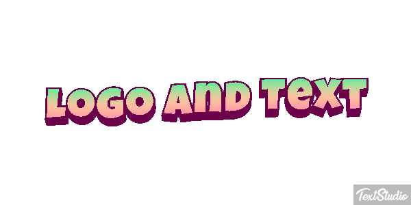 Logo And Text Efecto de texto