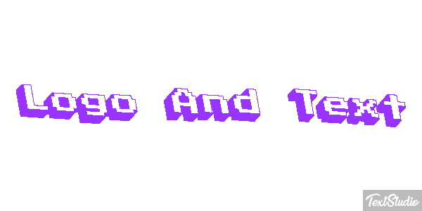 Logo And Text Efecto de texto