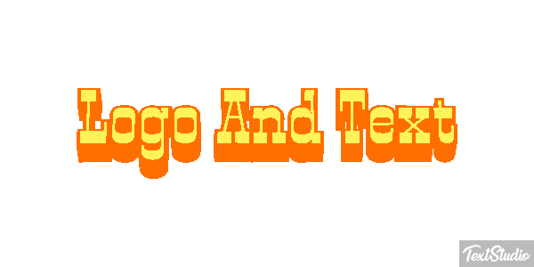 Logo And Text Efecto de texto