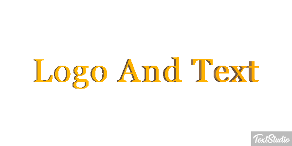 Logo And Text Efecto de texto