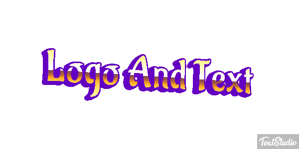 Logo And Text Efecto de texto