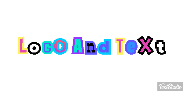 Logo And Text Efecto de texto