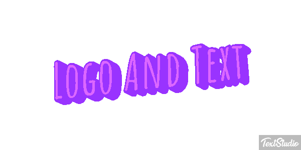 Logo And Text Efecto de texto