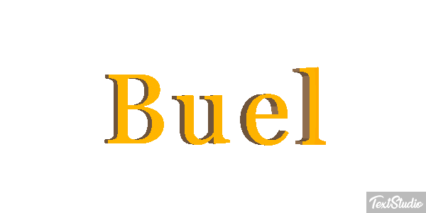 Buel Tekst effect