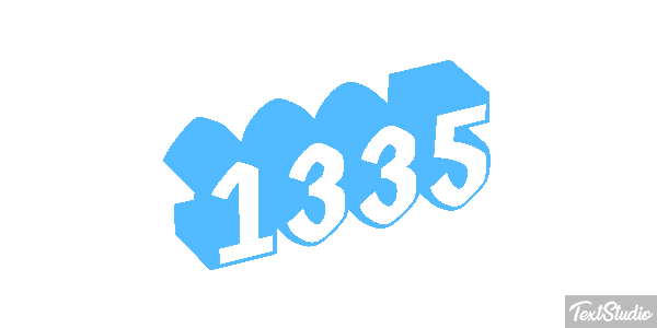 1335 Text effect