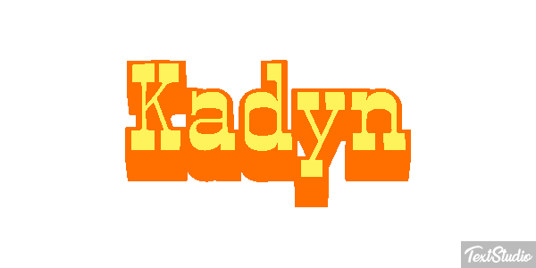 Kadyn Effet de texte