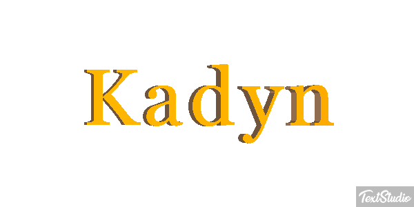 Kadyn Effet de texte