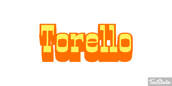Torello Текстовый эффект