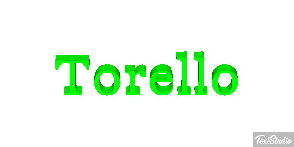 Torello Текстовый эффект
