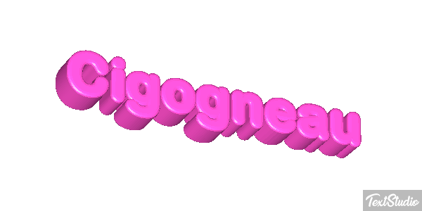 Cigogneau Effet de texte