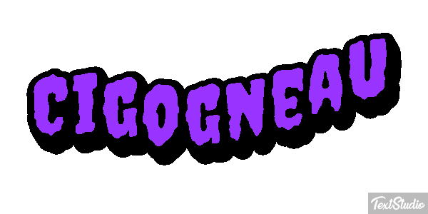 Cigogneau Effet de texte