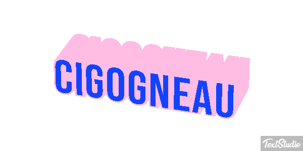 Cigogneau Effet de texte