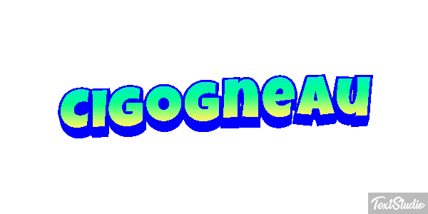 Cigogneau Effet de texte