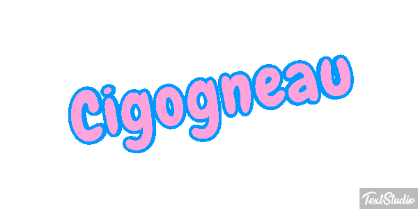 Cigogneau Effet de texte