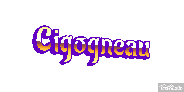 Cigogneau Effet de texte