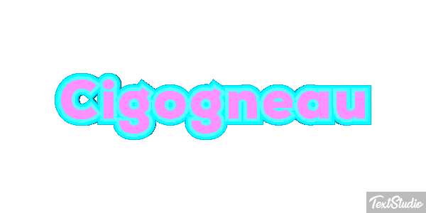 Cigogneau Effet de texte