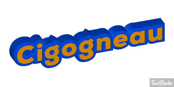 Cigogneau Effet de texte