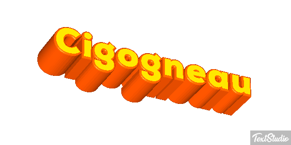 Cigogneau Effet de texte