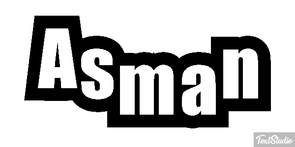 Asman Text effect
