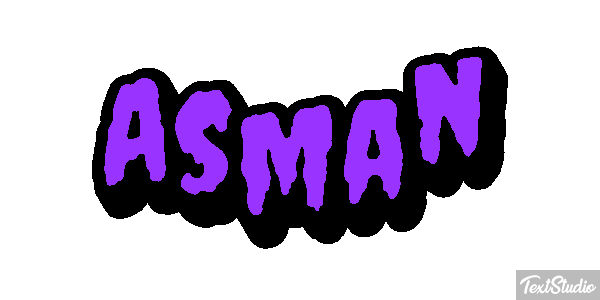 Asman Text effect