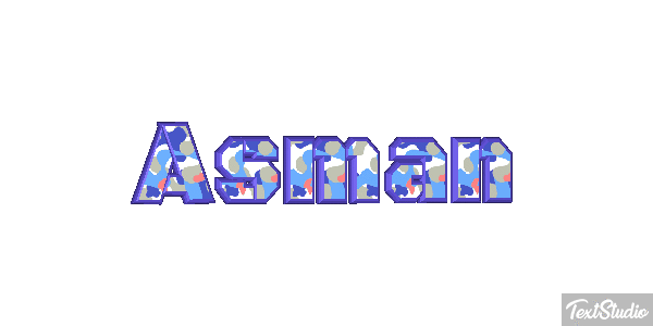 Asman Text effect