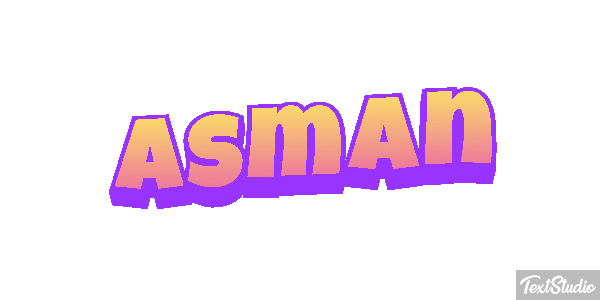 Asman Text effect