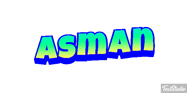 Asman Text effect