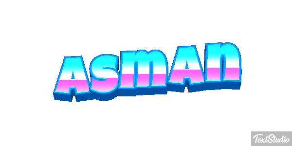 Asman Text effect