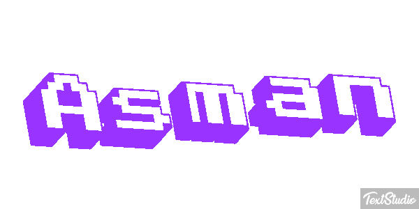 Asman Text effect