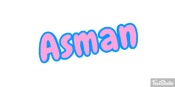 Asman Text effect
