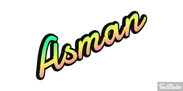 Asman Text effect