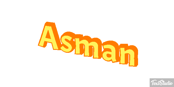 Asman Text effect