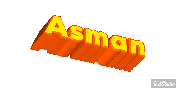 Asman Text effect