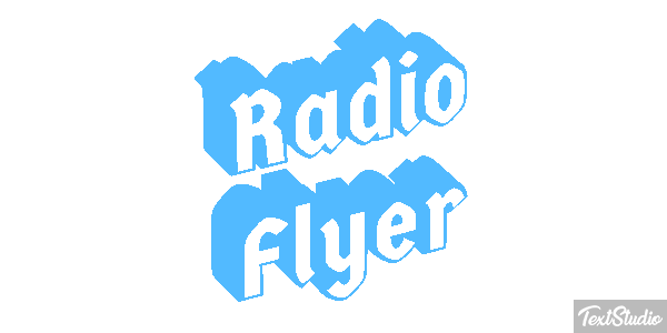 Radio Flyer Effet de texte