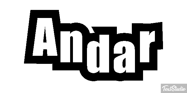 Andar Text effect