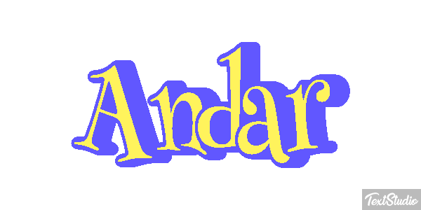 Andar Text effect
