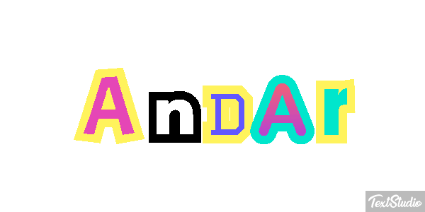 Andar Text effect