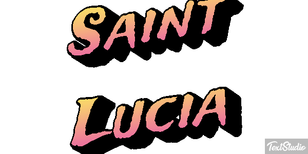 Saint Lucia Text effect
