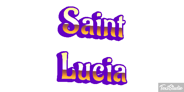Saint Lucia Text effect