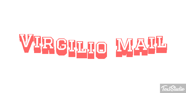 Virgilio Mail Efeito do texto