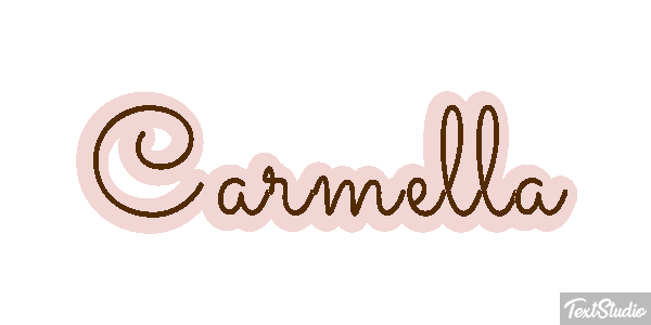 Carmella Text effect
