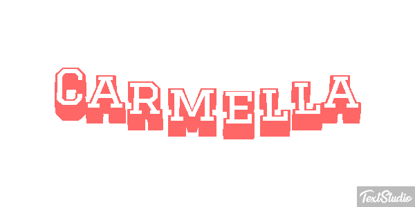 Carmella Text effect