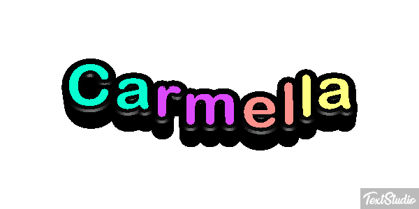 Carmella Text effect