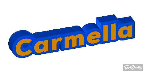 Carmella Text effect