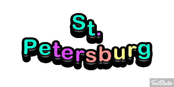 St. Petersburg Efekt tekstowy